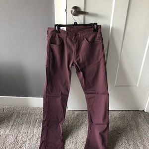 Levi’s 511 Maroon 30x32